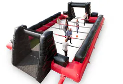 Calcio balilla umano